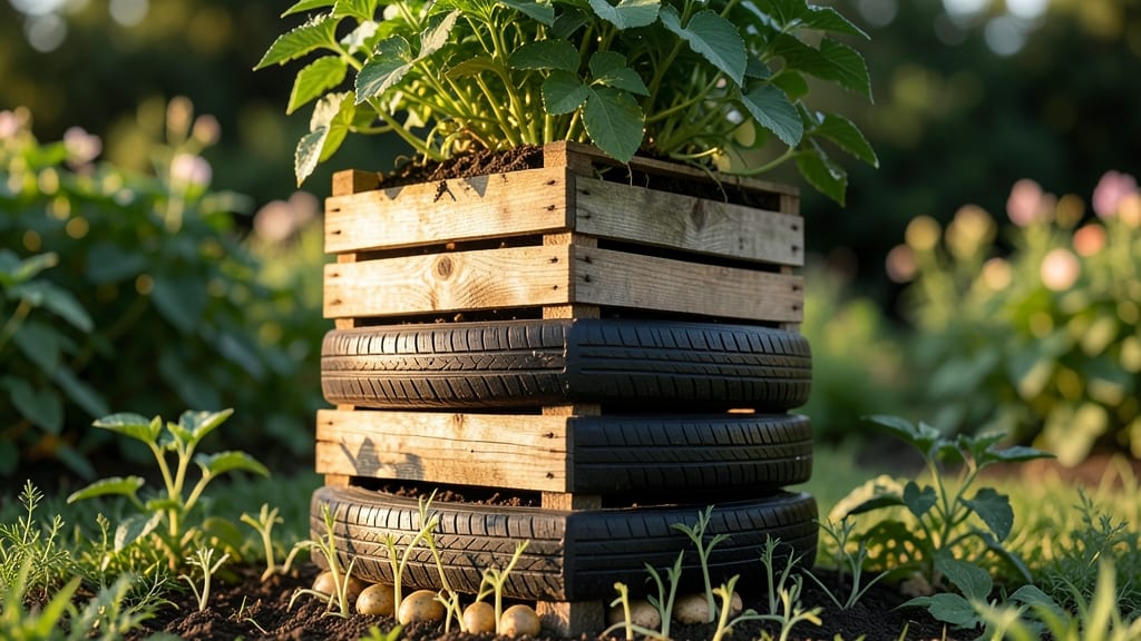 Underground Potato Tower For Small Spaces