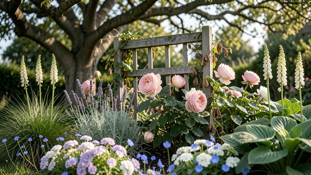 Cottage Garden Style Flower Bed