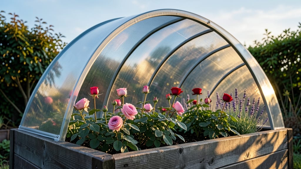 Clear Polycarbonate Tunnel Cover