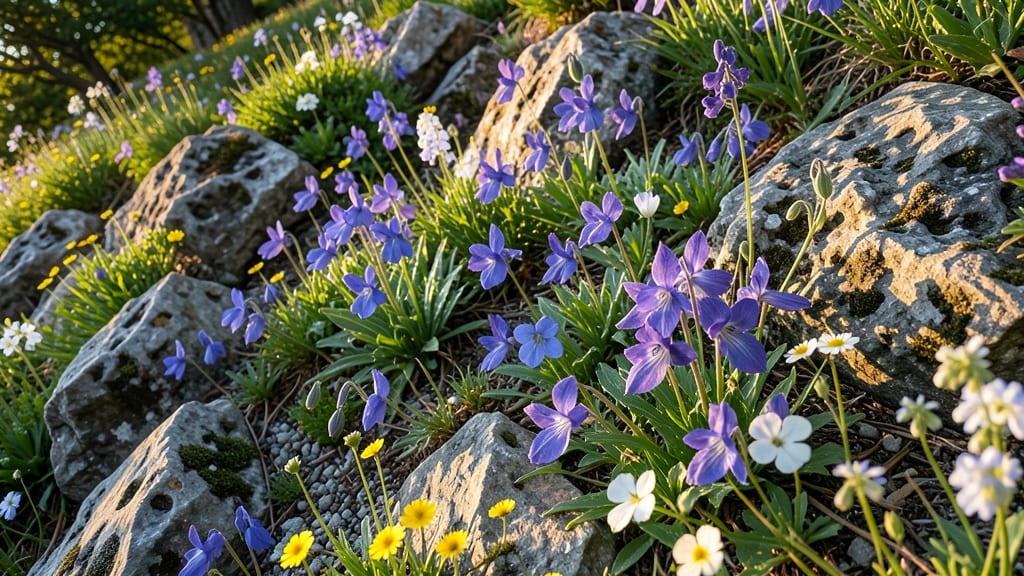 Rock Garden Wildflower Tucks