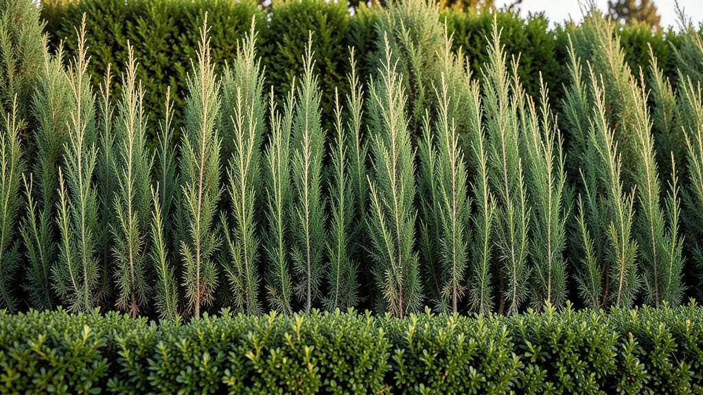 Classic Asparagus Border With Boxwoods