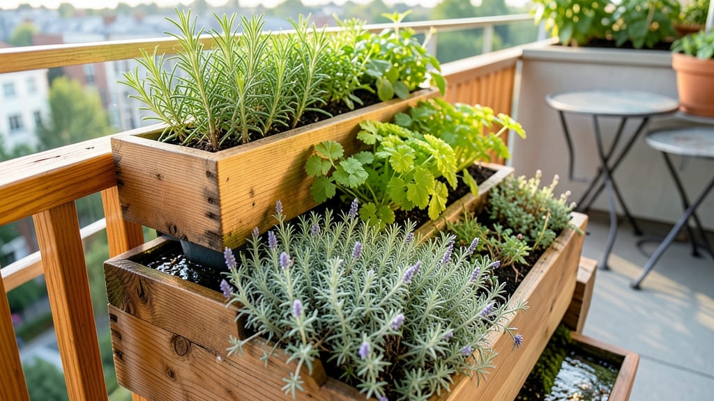 Tiered Waterfall Herb Garden