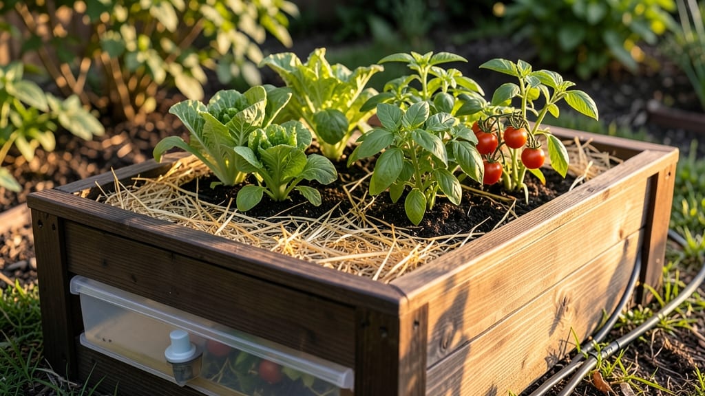 Self-Watering Raised Bed Planter: Effortless Hydration for Thriving Gardens