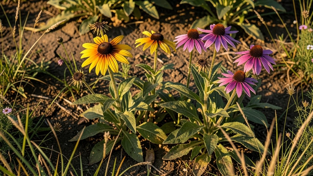 Black-Eyed Susan and Purple Coneflower Mix