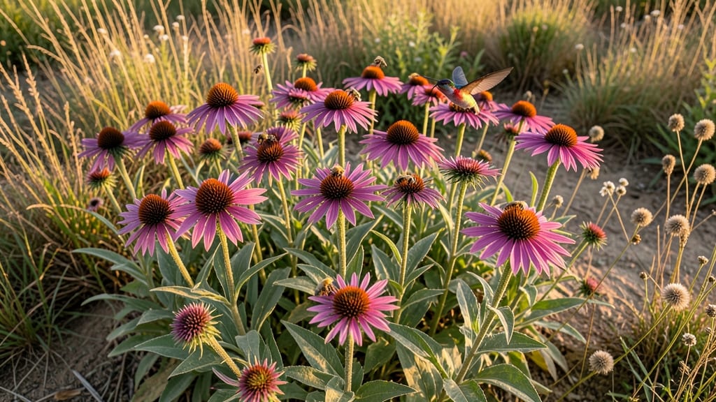 Pollinator Paradise with Coneflowers