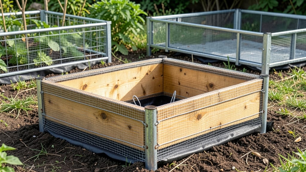 Raised Bed Animal Barrier: Hardware-Cloth Wrap for Pest-Proof Gardens