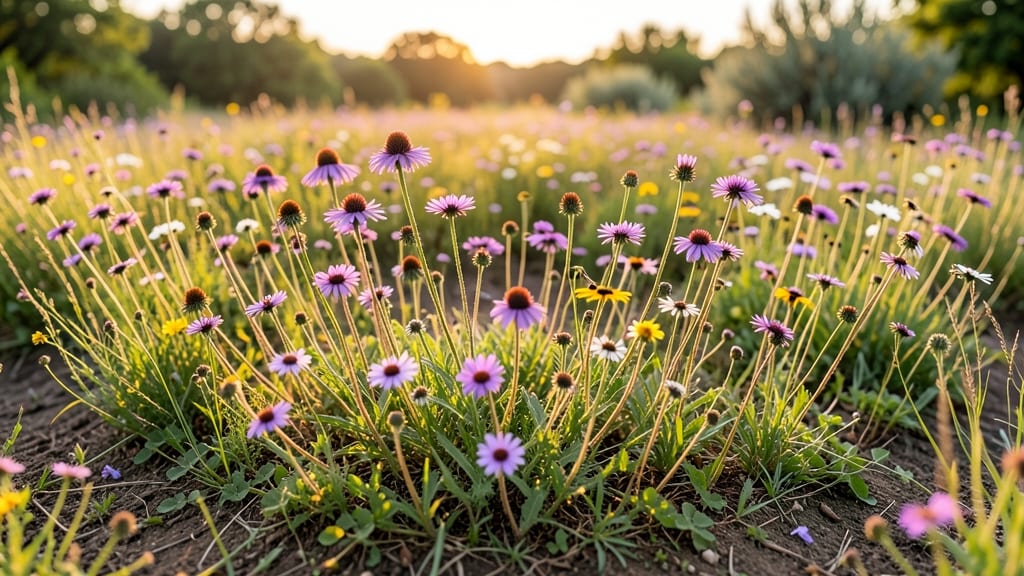 Pollinator-Friendly Wildflower Meadow Circles