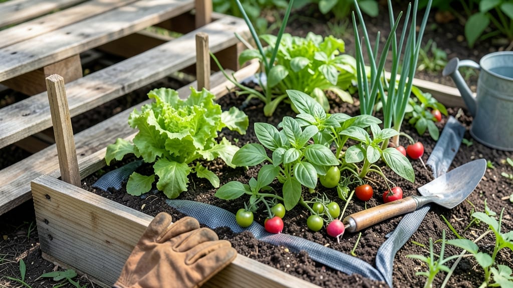 Raised Garden Bed Out of Pallets: Sturdy DIY Planters for Year-Round Harvests