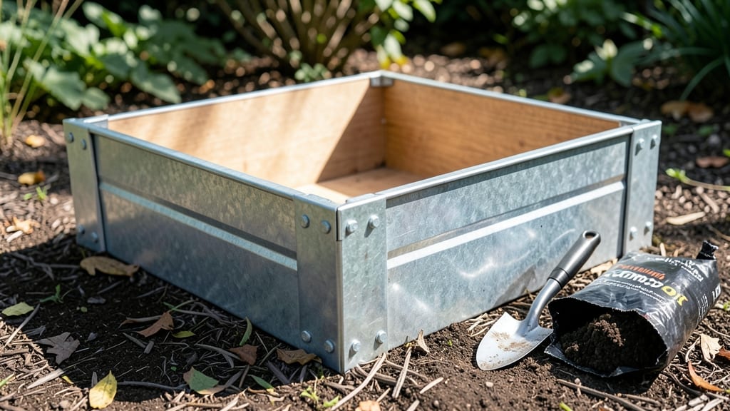 Galvanized Steel Raised Garden Bed Kit: Pre-Assembled Durability for Year-Round Planting
