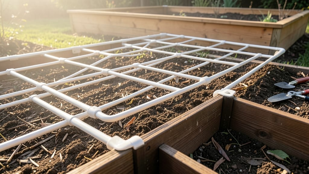 DIY PVC Pipe Trellis System
