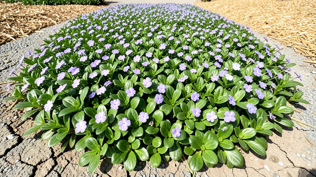 Vinca (Periwinkle): Evergreen Spread for Full Sun Exposure
