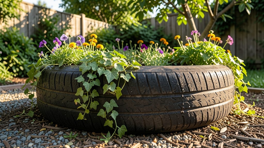 Tire Planter Garden Beds