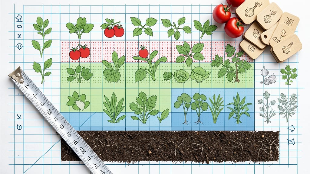 Raised Bed Garden Spacing Chart: Precision Dimensions for Plant Health and Yield