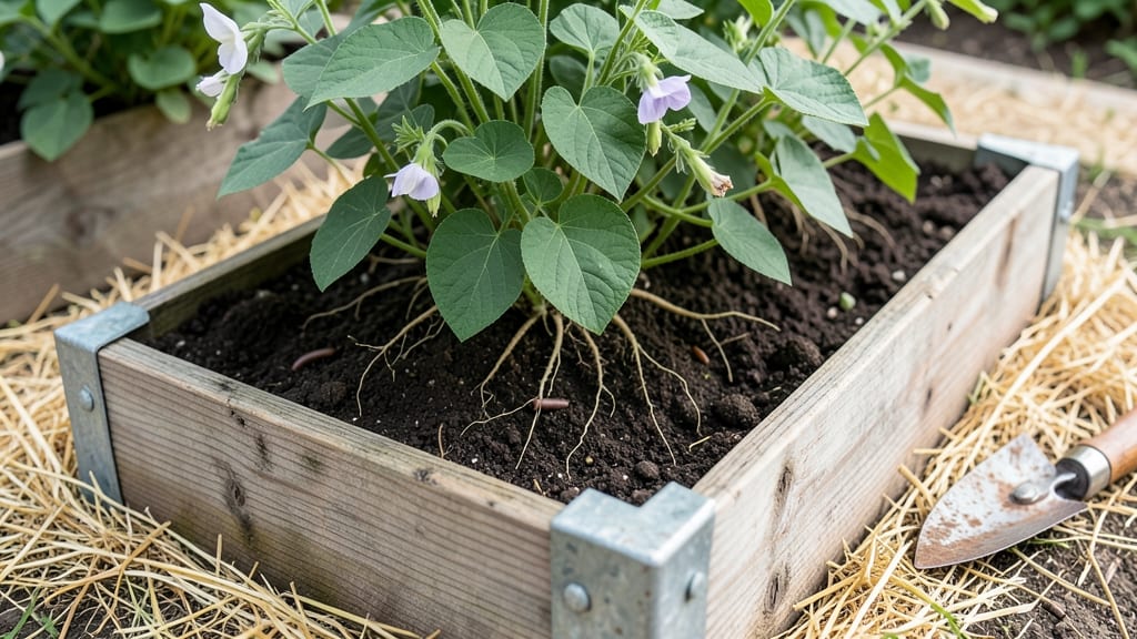 Raised Garden Bed Green Beans: Vertical Trellis Trick for Pole Varieties