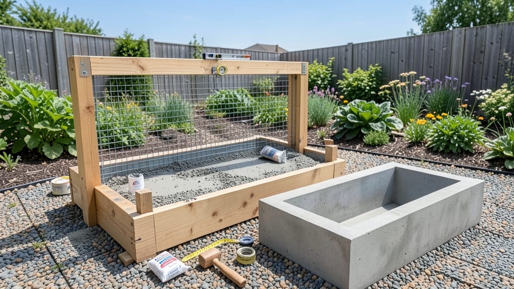Concrete Raised Garden Bed Molds: DIY-Friendly Forms for Custom Shapes