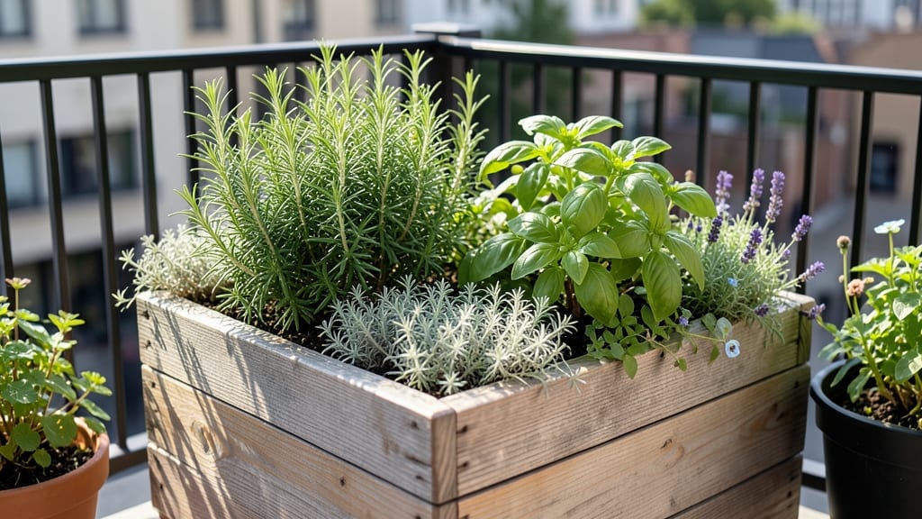 Classic Raised Garden Bed With Herbs