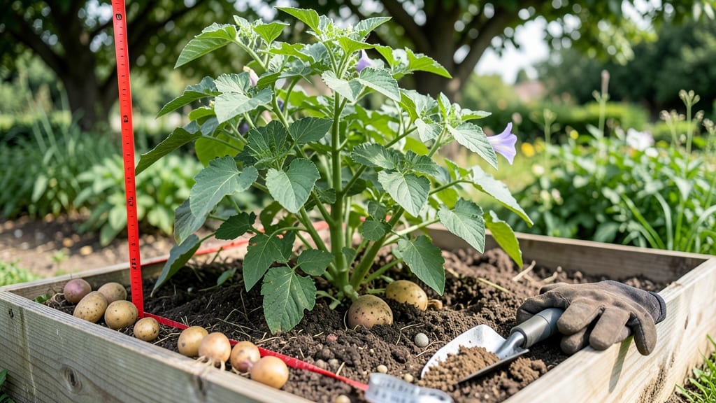 How Deep a Raised Bed for Potatoes: 12-Inch Minimum for Maximum Root Space