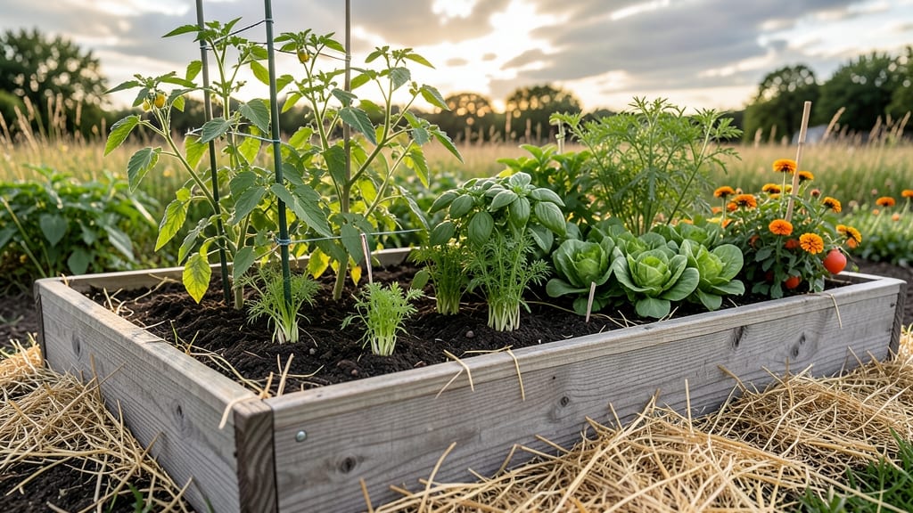 Frame It All Raised Bed Garden: Modular Layers for Year-Round Plant Rotation