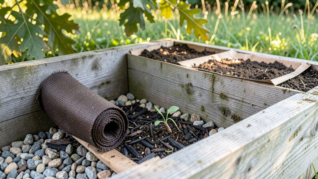 Raised Bed Bottoms: Modular Grid System for Drainage and Root Health