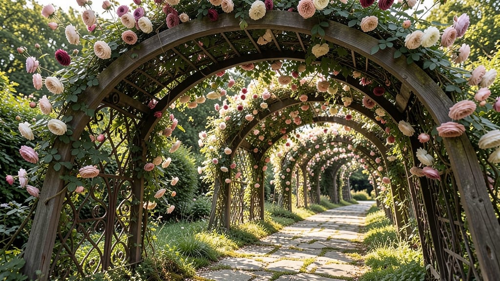 Arbor Gate Trellis for Entryways
