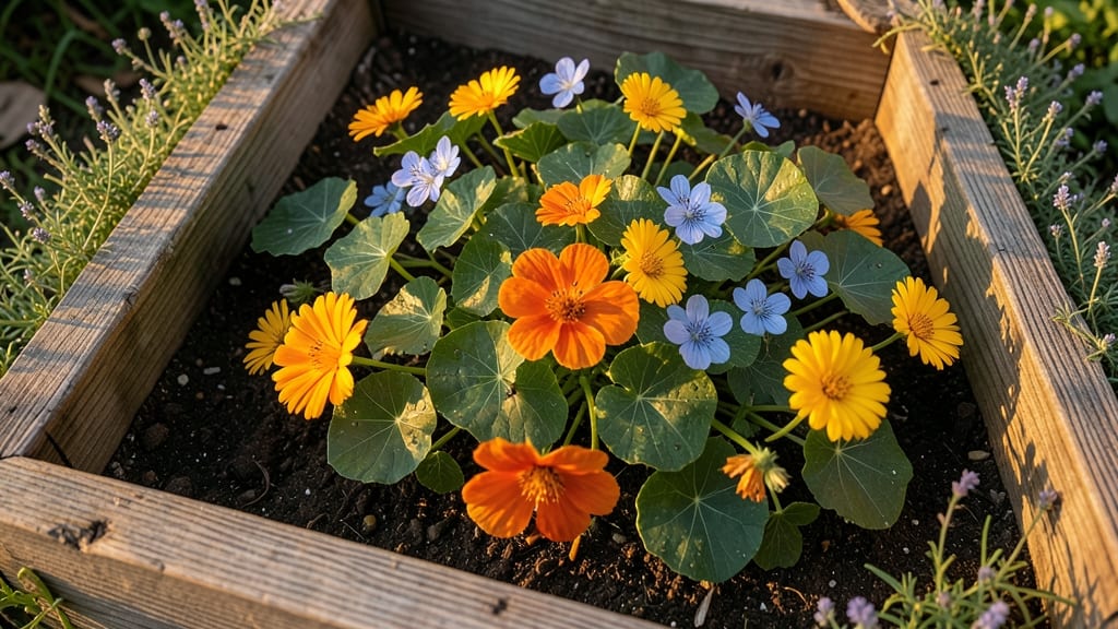 Edible Flower Garden Plan