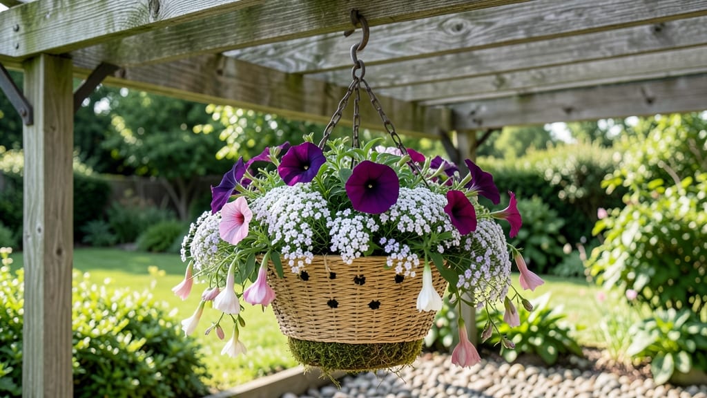 Swinging Bed Garden: Hanging Planters That Double Your Vertical Space