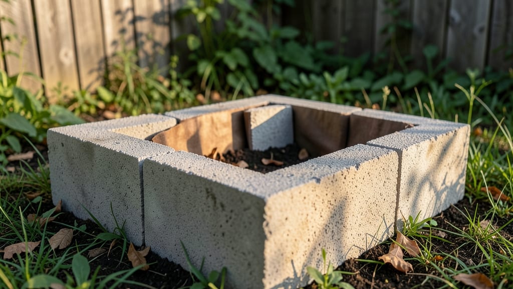 Cinder Block Garden Bed Frames