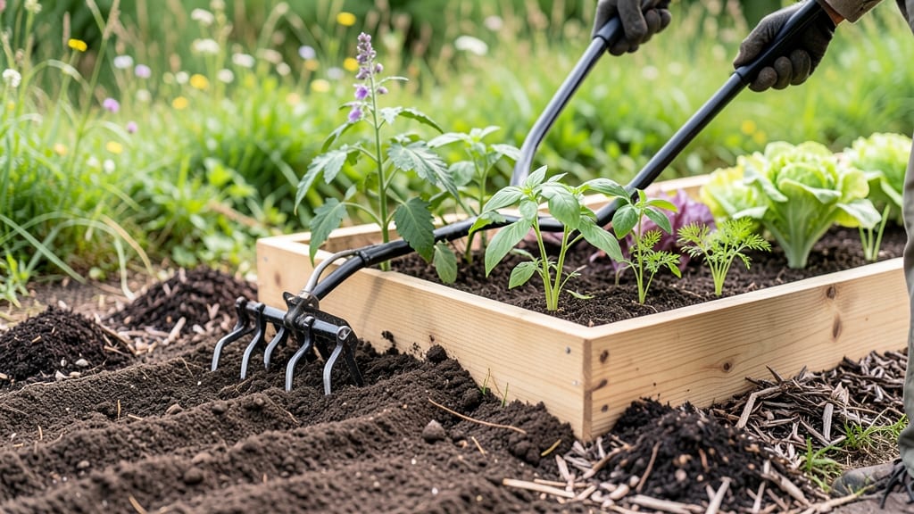 Tiller for Raised Bed Gardens: Soil-Loosening Power for Bigger Harvests