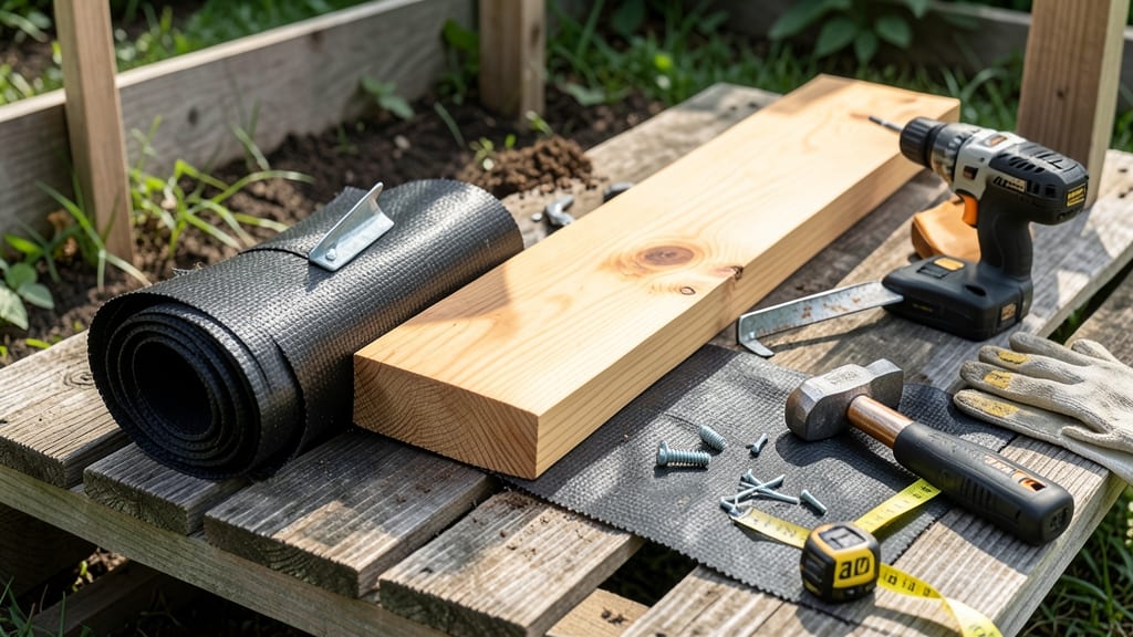 Raised Bed Maker: Modular Wooden Frames for Customizable Garden Layouts