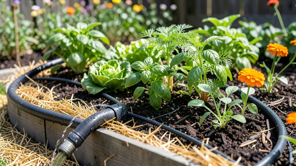 Raised Garden Bed Soaker Hose: Deep-Watering Efficiency for Thriving Plants