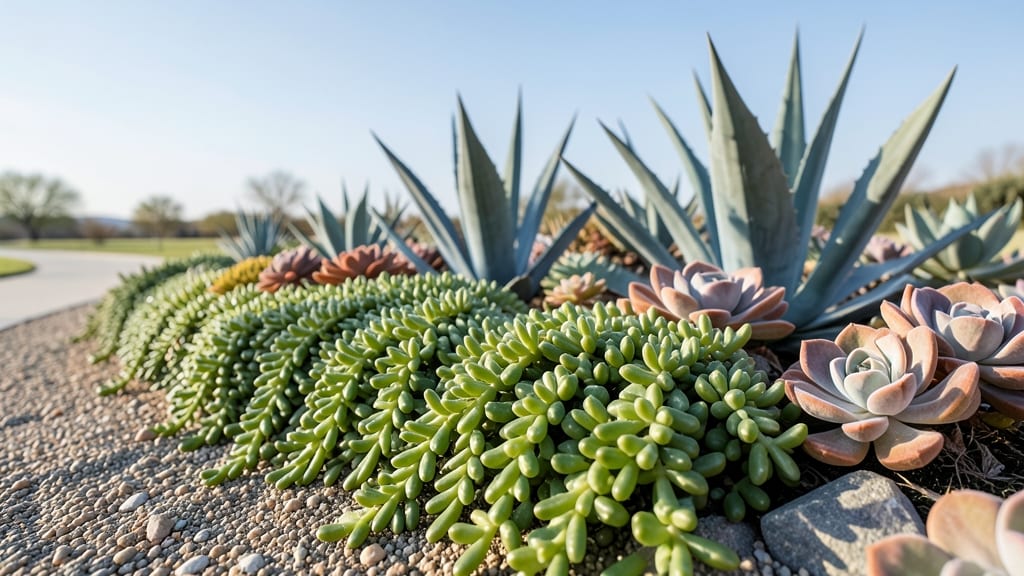 Drought-Tolerant Succulent Swath