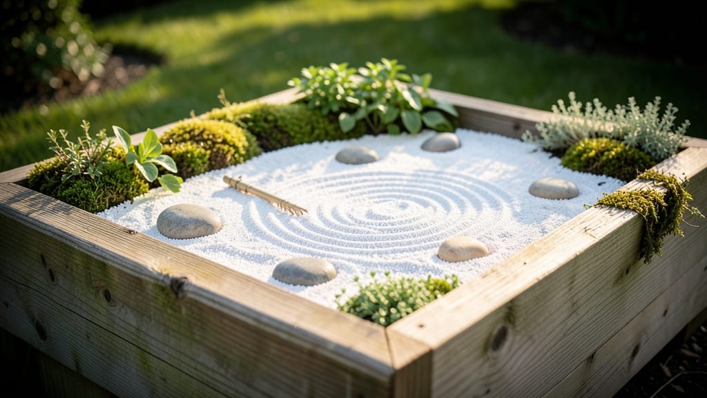 Miniature Zen Garden Raised Bed