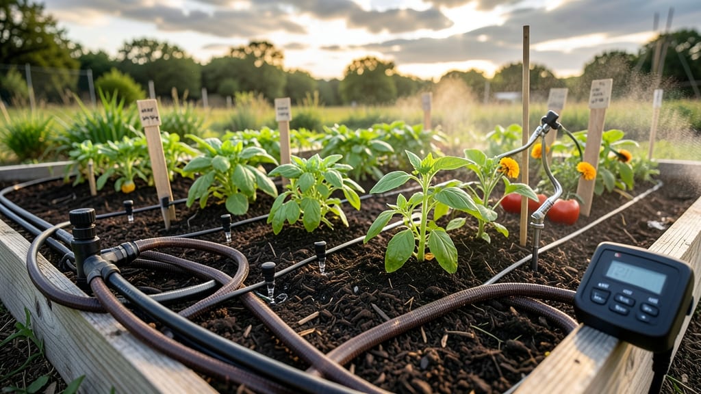 Garden Bed Irrigation Kit: Precision Drip System for Thrive-All-Season Plants