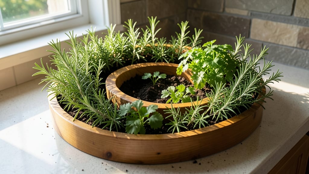 Spiral Herb Round Garden