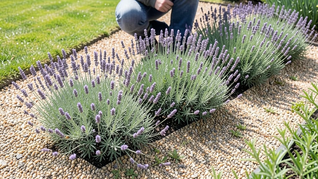 Classic Lavender Border with Rosemary