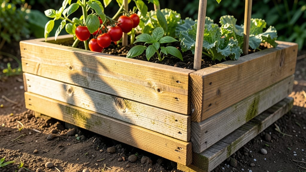 Wooden Raised Planter Boxes