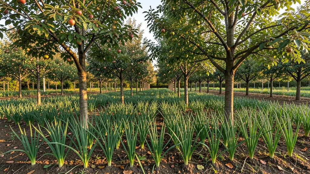 Asparagus And Dwarf Fruit Trees