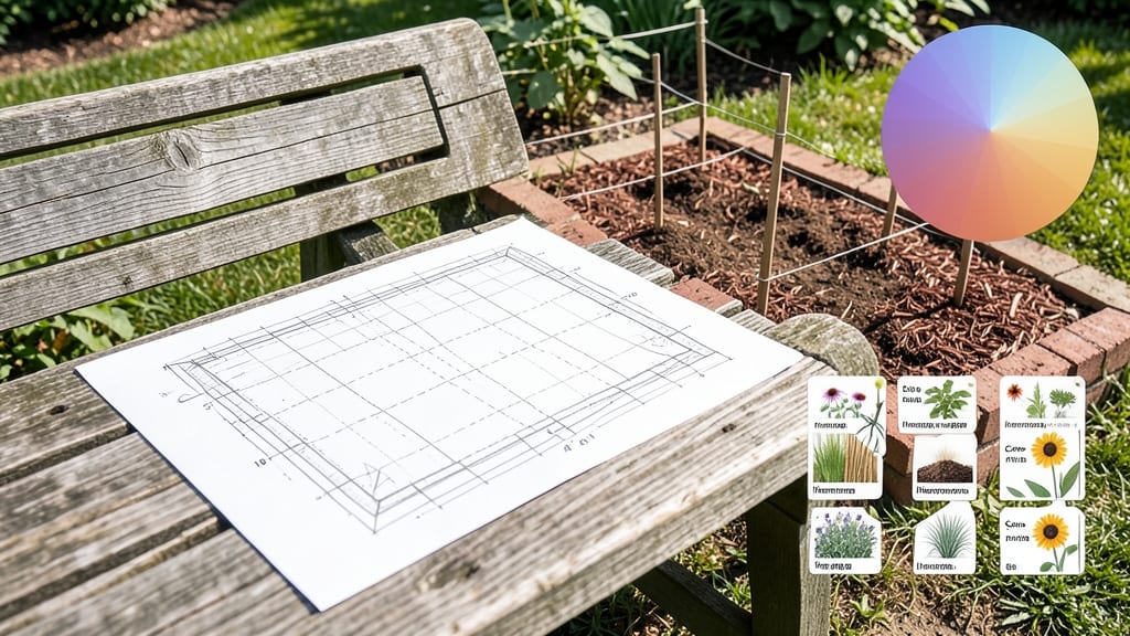 Flower Bed Layout Planning: Season-Long Color With Proportional Plant Zones