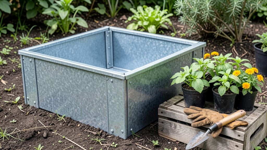 Galvanized Steel Raised Garden Bed With Bottom: Heavy-Duty Planter That Outlasts Wood
