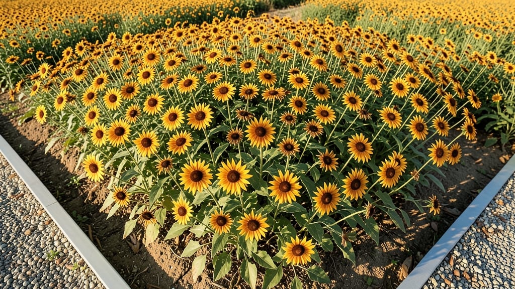 Black-Eyed Susan Monochromatic Drift