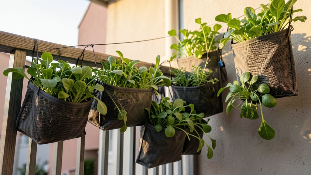 Vertical Hanging Pocket Planters For Greens