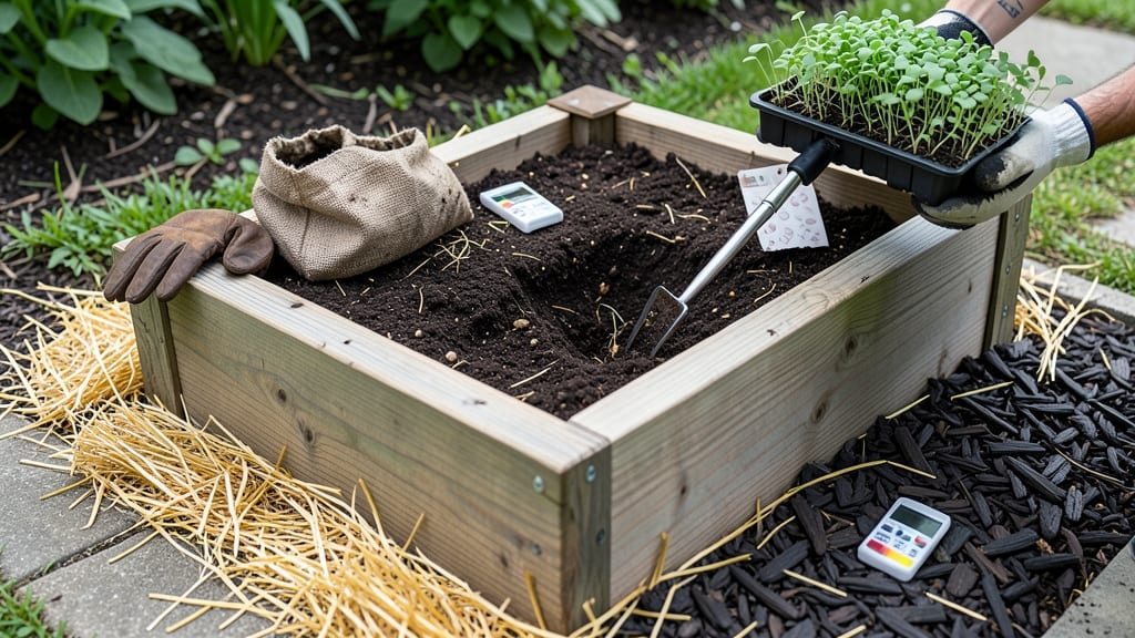Black Cow Raised Bed Soil: Layered Loam for Heavy-Feeders and Root Depth
