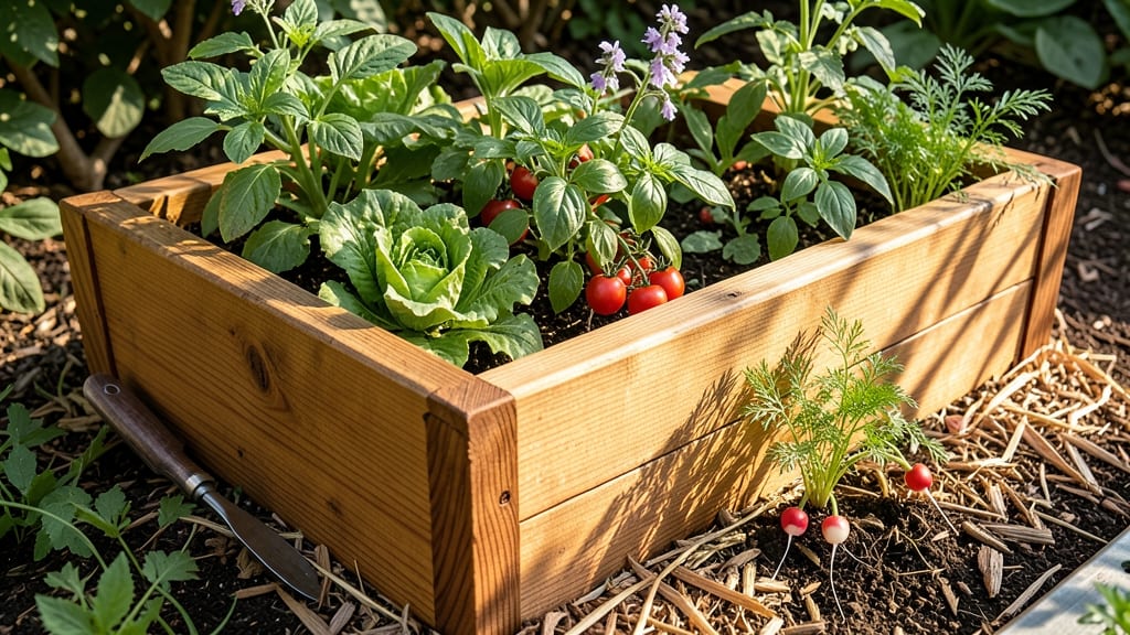 Wood Raised Bed Planters: Modular Cedar Frames for Customizable Plant Heights