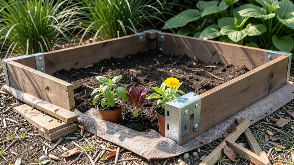 Raised Garden Bed Connectors: Lock-Tight Modular Frames for Custom Height Gardens