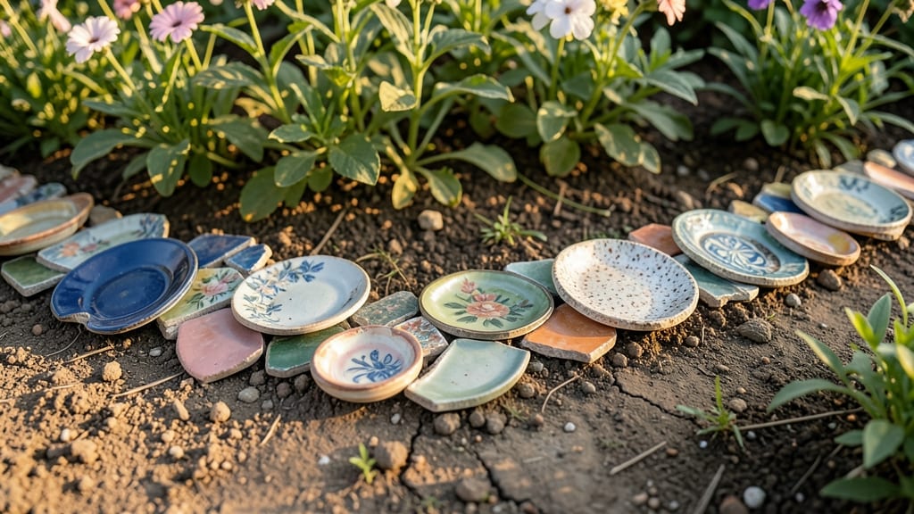 Broken Ceramic Mosaic Edging