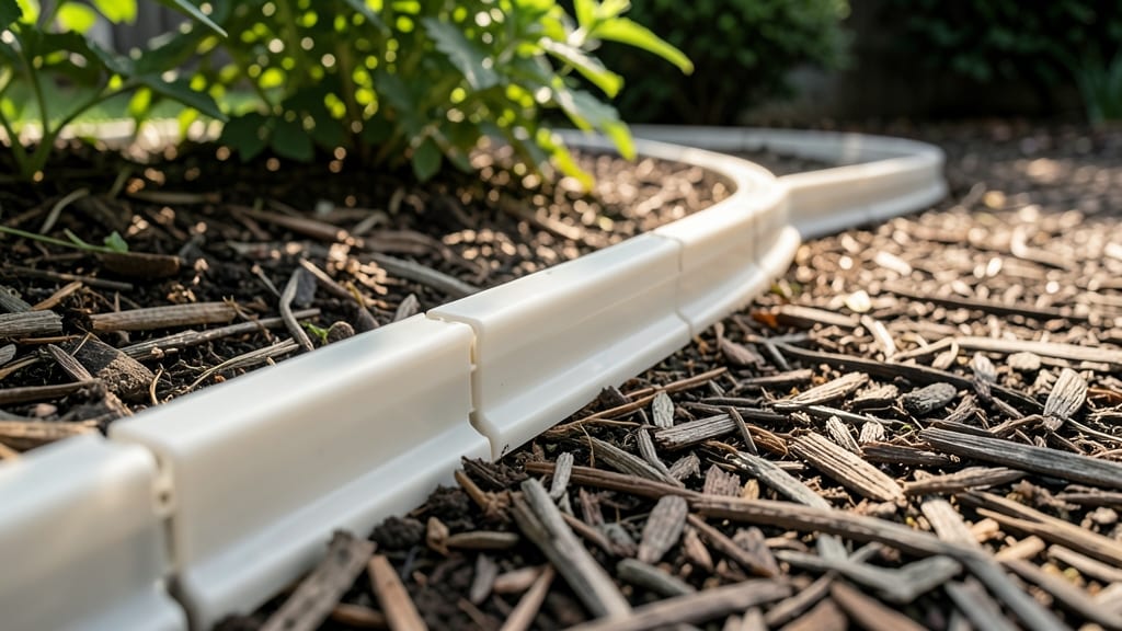 Plastic Snap-Lock Edging for Easy Installation