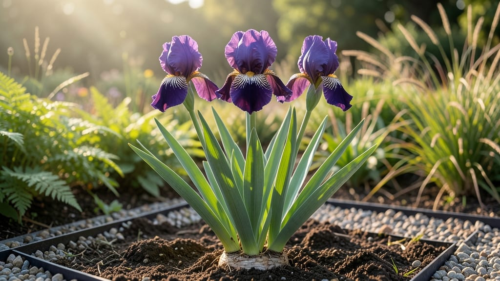 Bed of Irises: Dramatic Spring Blooms in Every Shade