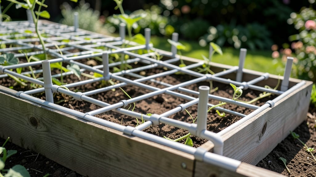 PVC Pipe Trellis Grid