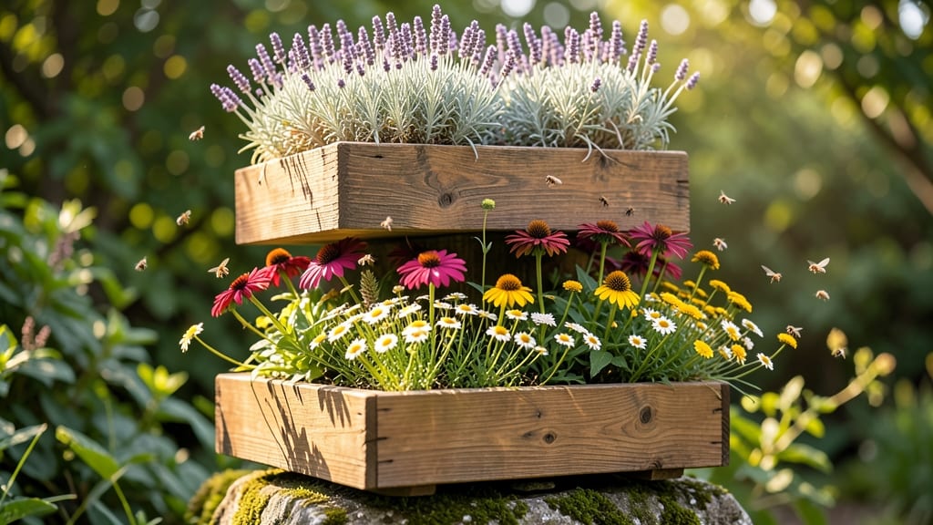 Tiered Planter Pollinator Paradise