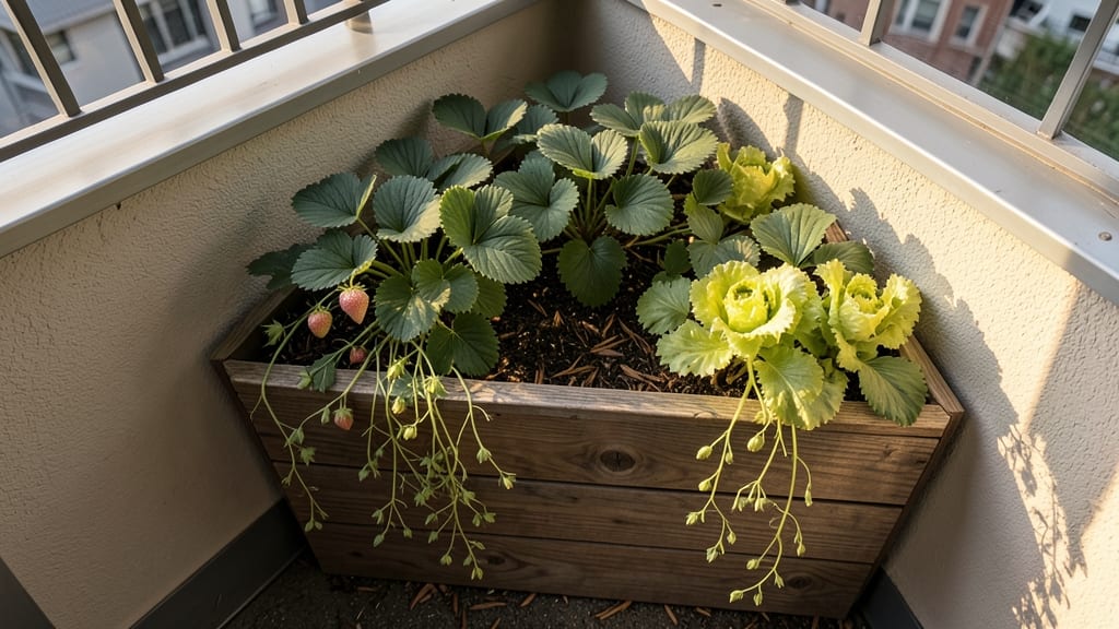 Corner Pocket Planter Garden Bed